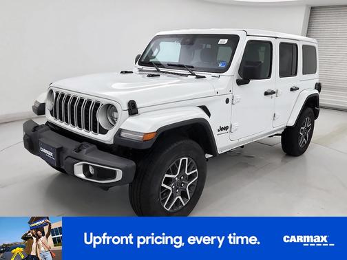 White 2025 Jeep Wrangler Sahara