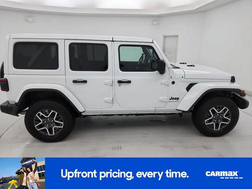 White 2025 Jeep Wrangler Sahara