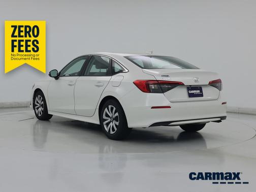 White 2024 Honda Civic LX
