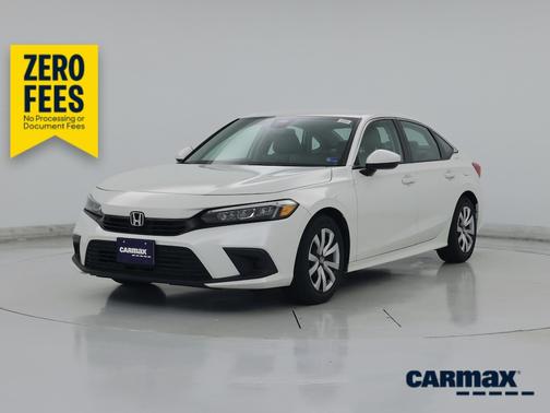 White 2024 Honda Civic LX