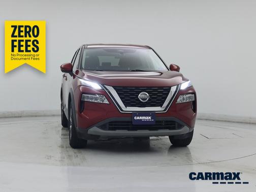Red 2021 Nissan Rogue SV