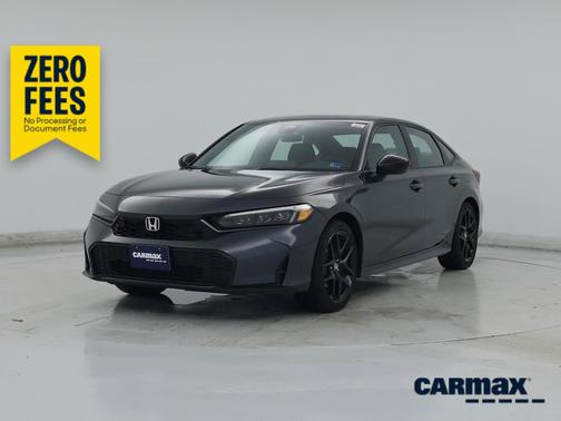 Gray 2026 Honda Civic Hybrid Sport