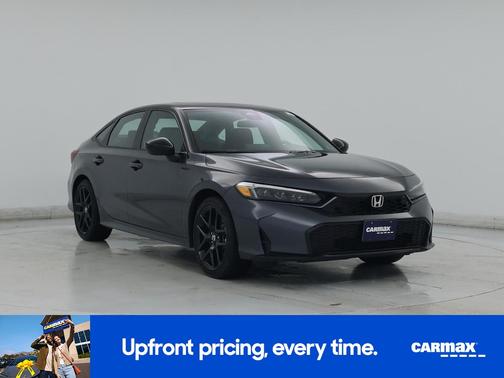 Gray 2026 Honda Civic Hybrid Sport