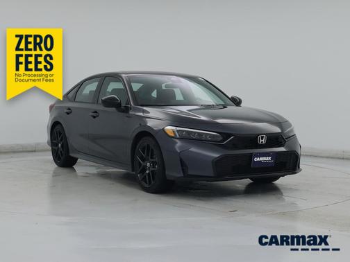 Gray 2026 Honda Civic Hybrid Sport