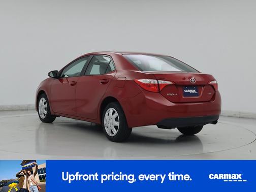 Red 2015 Toyota Corolla LE