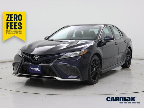 Blue 2022 Toyota Camry XSE