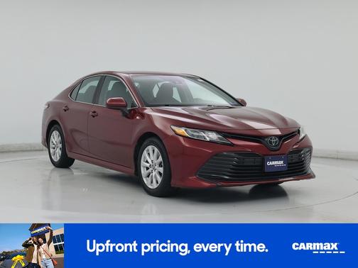 Red 2019 Toyota Camry LE
