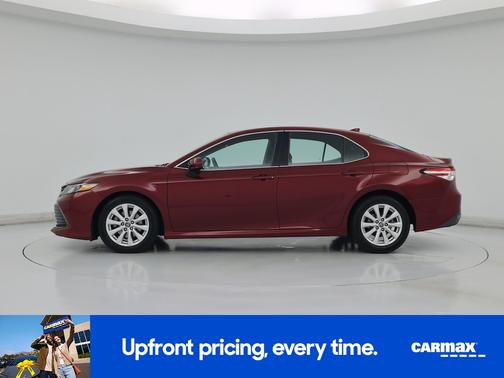 Red 2019 Toyota Camry LE