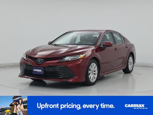 Red 2019 Toyota Camry LE