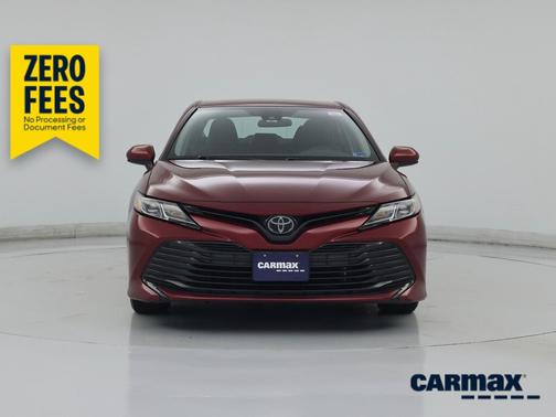 Red 2019 Toyota Camry LE