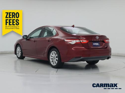 Red 2019 Toyota Camry LE