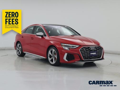 Red 2023 Audi S3 Premium Plus