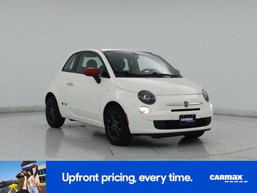 White 2016 FIAT 500 Pop