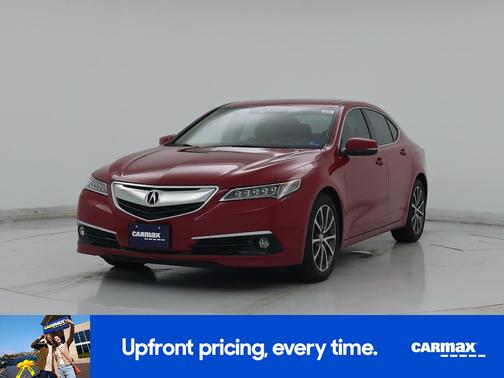 Red 2017 Acura TLX