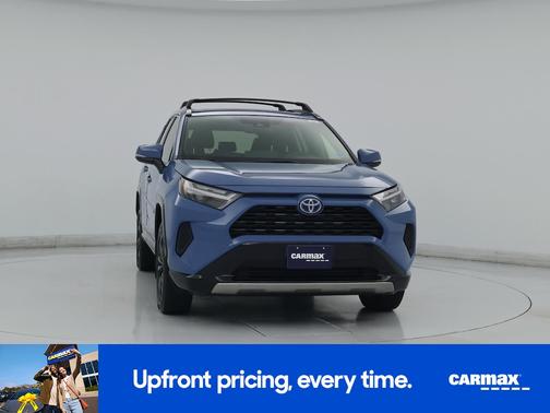 Blue 2022 Toyota RAV4 Hybrid SE
