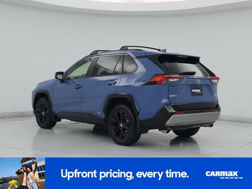 Blue 2022 Toyota RAV4 Hybrid SE