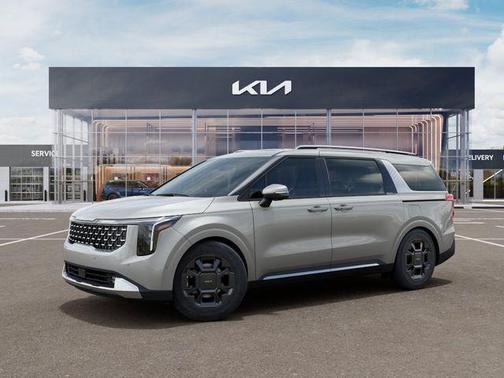 Ivory Silver 2026 Kia Carnival Hybrid SX