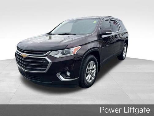 Black Currant 2018 Chevrolet Traverse LT Cloth