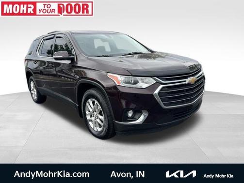 Black Currant 2018 Chevrolet Traverse LT Cloth