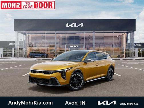 Yellow 2026 Kia K4 GT-Line Hatchback