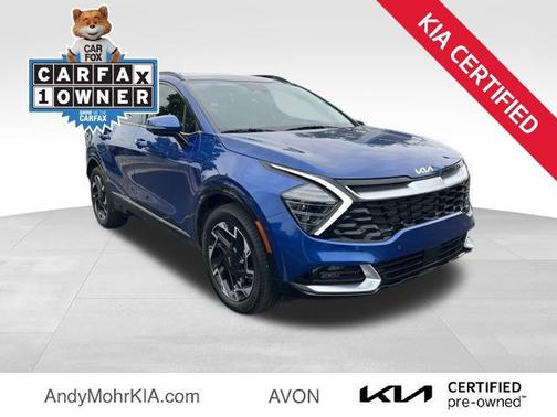 Sapphire Blue 2023 Kia Sportage SX-Prestige