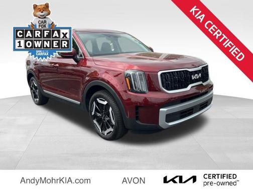Red 2024 Kia Telluride EX