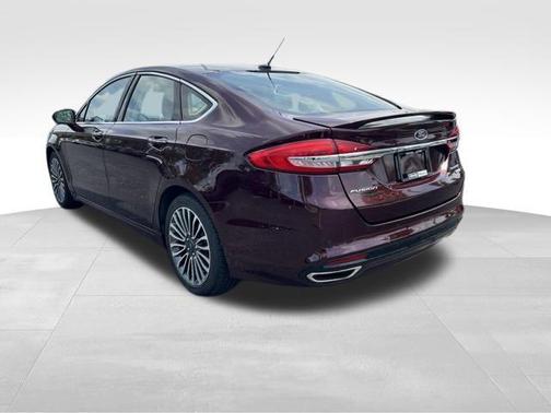 Burgundy 2017 Ford Fusion Titanium