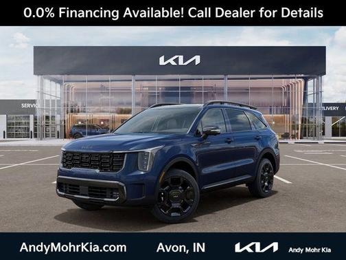 Midnight Lake Blue 2026 Kia Sorento SX