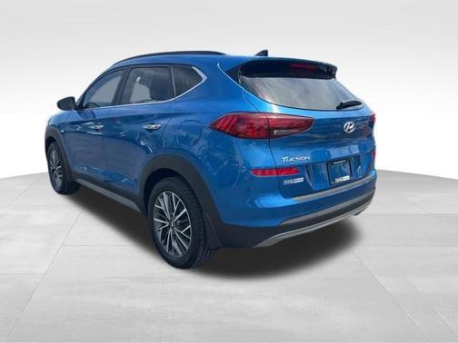 Aqua Blue 2021 Hyundai TUCSON Ultimate