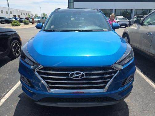 Aqua Blue 2021 Hyundai TUCSON Ultimate