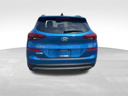 Aqua Blue 2021 Hyundai TUCSON Ultimate