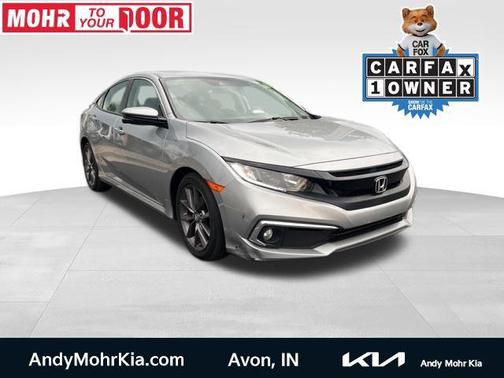Gray 2021 Honda Civic EX