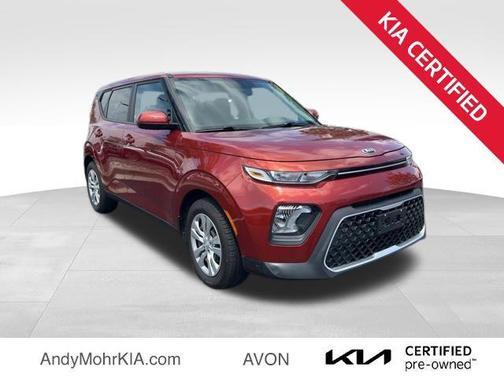 Orange 2021 Kia Soul LX