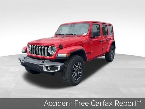 Firecracker Red Clearcoat 2025 Jeep Wrangler Sahara