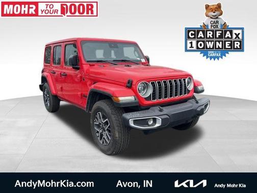 Firecracker Red Clearcoat 2025 Jeep Wrangler Sahara