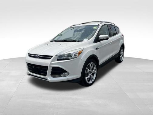 White Platinum 2014 Ford Escape Titanium