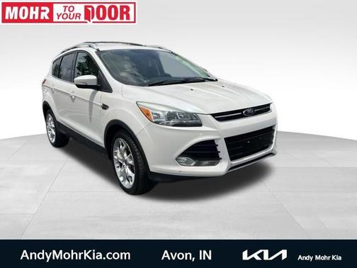 White Platinum 2014 Ford Escape Titanium