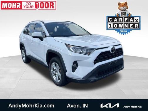 Super White 2021 Toyota RAV4 XLE
