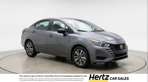 Gun Metallic 2025 Nissan Versa 1.6 SV