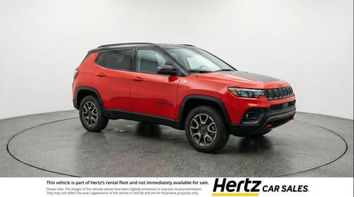 Red Hot Pearlcoat 2025 Jeep Compass Trailhawk