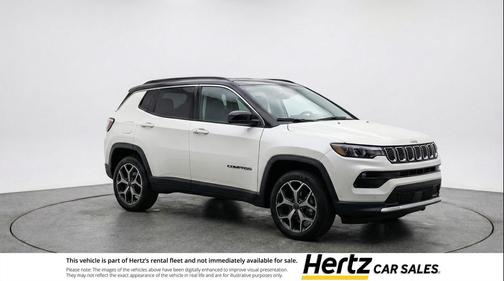 Bright White Clearcoat 2025 Jeep Compass Limited