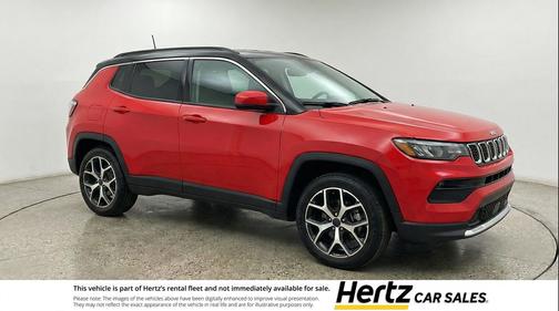Red Hot Pearlcoat 2025 Jeep Compass Limited