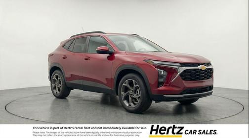 Crimson Metallic 2025 Chevrolet Trax LT