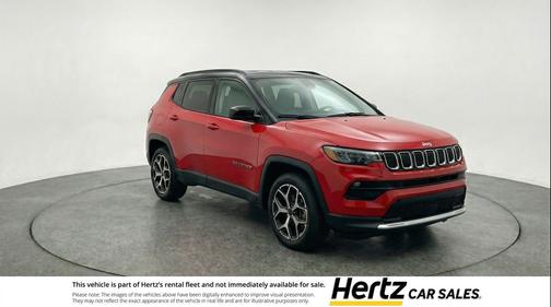 Red Hot Pearlcoat 2025 Jeep Compass Limited