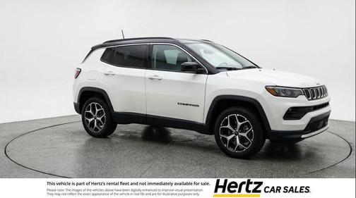 Bright White Clearcoat 2025 Jeep Compass Limited