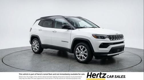 Bright White Clearcoat 2025 Jeep Compass Limited