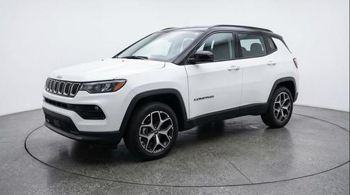 White 2025 Jeep Compass Limited
