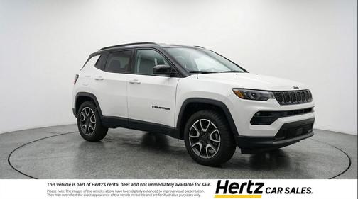 Bright White Clearcoat 2025 Jeep Compass Trailhawk
