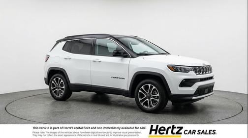 Bright White Clearcoat 2025 Jeep Compass Limited