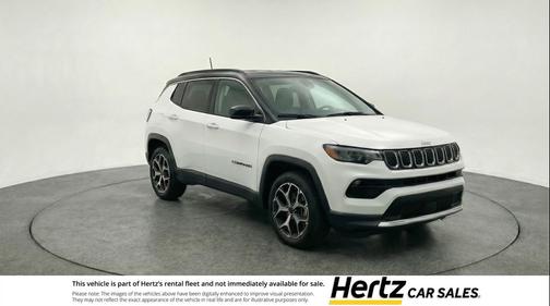 Bright White Clearcoat 2025 Jeep Compass Limited